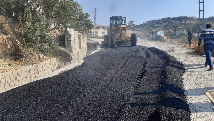 Yol çalışmaları hızla sürüyor