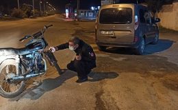 Reyhanlı’da kısıtlama denetimine takılan motosiklet çalıntı çıktı