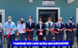 Yayladağı’nda cami açılışı gerçekleştirildi