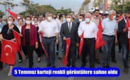 5 Temmuz korteji renkli görüntülere sahne oldu