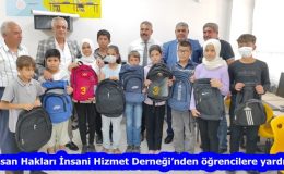 “İnsan Hakları İnsani Hizmet Derneği’nden öğrencilere yardım”