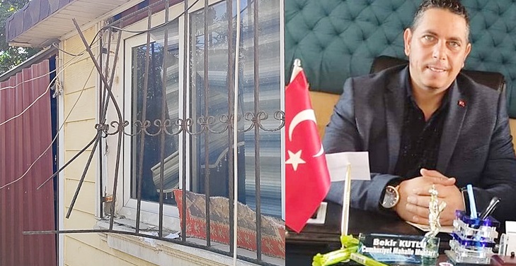 HATAY’DA MUHTARLIK BİNASI SOYULDU