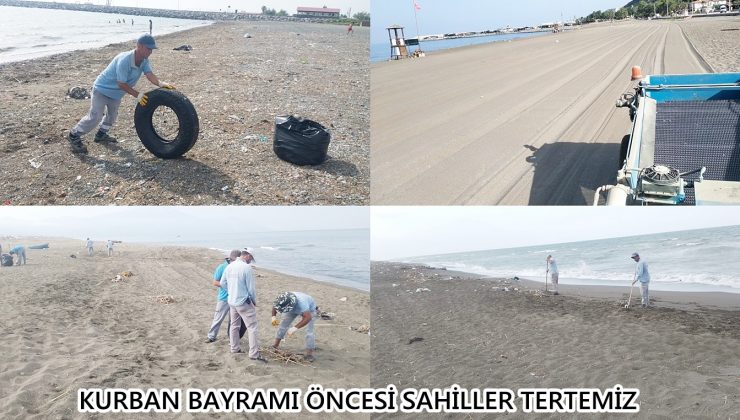 KURBAN BAYRAMI ÖNCESİ SAHİLLER TERTEMİZ