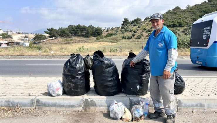 Tatilciler gitti, geriye çöpleri kaldı