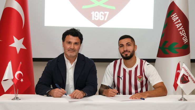 HATAYSPOR, ÇÖREKÇİ İLE 2 YILLIK SÖZLEŞME İMZALADI