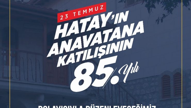 VALİ MASATLI’DAN 23 TEMMUZ PROGRAMINA DAVET