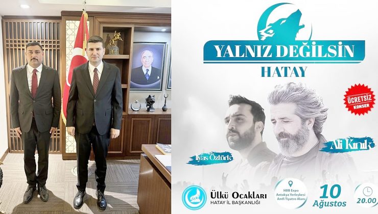 ÜLKÜ OCAKLARINDAN HATAY’A MORAL KONSERİ