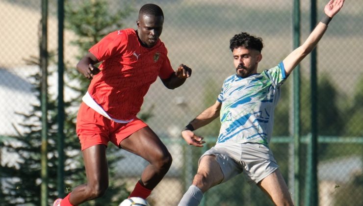 HATAYSPOR HAZIRLIK MAÇINDA 1-1 BERABERE KALDI