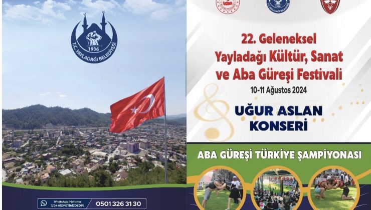 BAŞKAN YALÇIN’DAN FESTİVALE DAVET