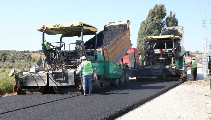 YOL ÇALIŞMALARI ARALIKSIZ SÜRÜYOR