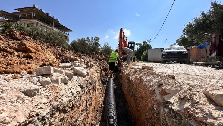 AŞAĞI HARBİYE MAHALLESİ’NE ATIK SU HATTI