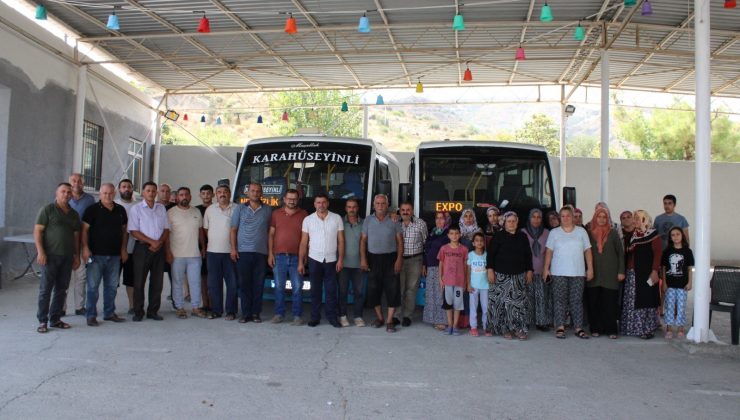 2 MAHALLEYE İLK KEZ DOLMUŞ SEFERLERİ BAŞLADI