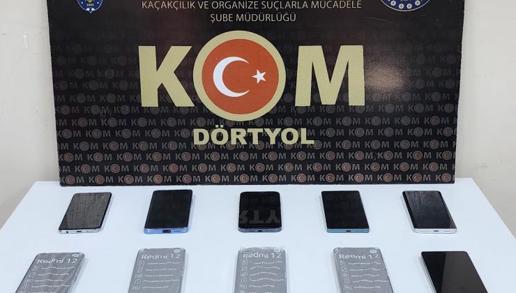 ERZİN’DE 10 KAÇAK CEP TELEFONU ELE GEÇİRİLDİ  