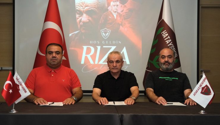 RIZA ÇALIMBAY HATAYSPOR’DA