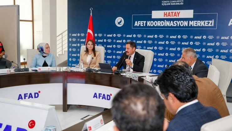 HATAY’DA SOSYAL PROJELER DEĞERLENDİRİLDİ