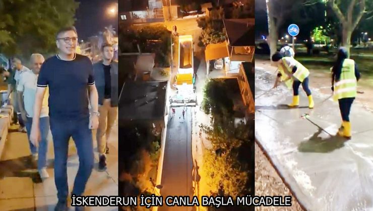 İSKENDERUN İÇİN CANLA BAŞLA MÜCADELE