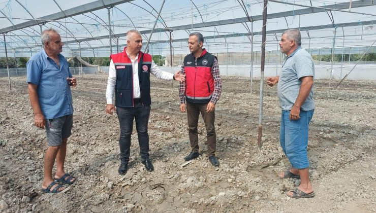 HATAY’DA 119 ÜRETİCİYE SERA ÖRTÜSÜ DAĞITILDI