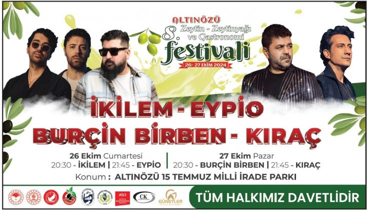 ALTINÖZÜ FESTİVALE GÜN SAYIYOR