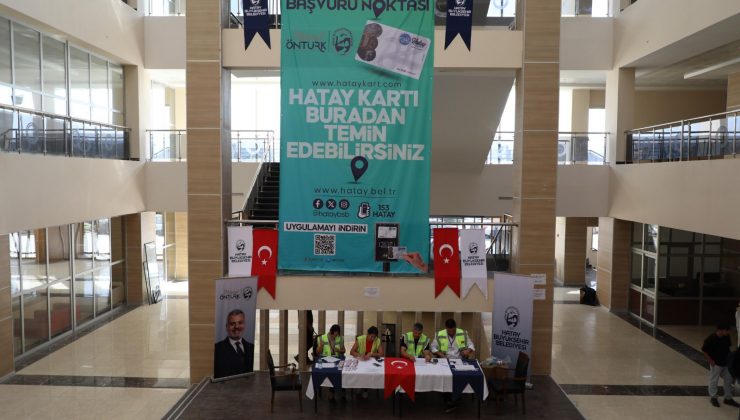 MKÜ’DE HATAYKART BAŞVURULARI DEVAM EDİYOR