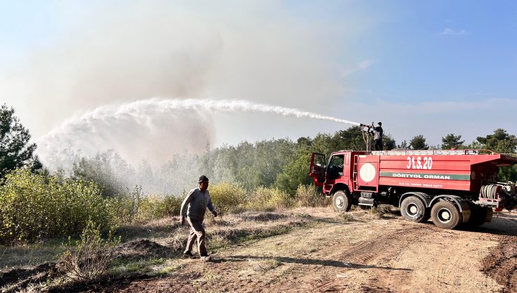 HATAY’DA ORMAN YANGINI KONTROL ALTINA ALINDI  