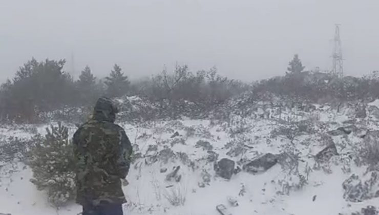 HATAY’DA YÜKSEK KESİMLER BEYAZA BÜRÜNDÜ  