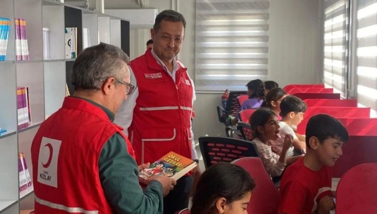 KIZILAY HATAY ŞUBESİ, KIRIKHAN’DA KÜTÜPHANE AÇTI