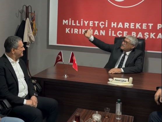 BAŞKAN GÜL’DEN KIRIKHAN MHP İLÇE BAŞKANINA ZİYARET