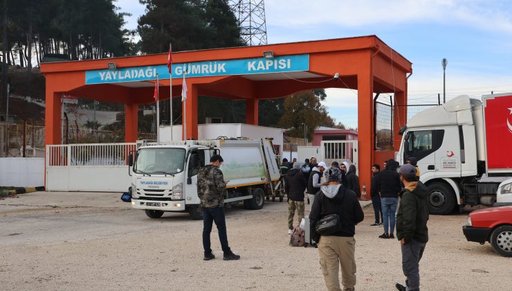 YAYLADAĞI GÜMRÜK KAPISI’NDAN GEÇİŞLER BAŞLADI  