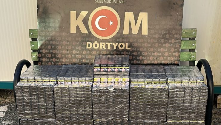 DÖRTYOL’DA KAÇAK SİGARA OPERASYONU  