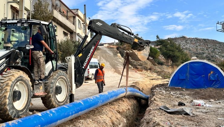 148 BİN 894 METRE YENİ ALTYAPI YAPILDI