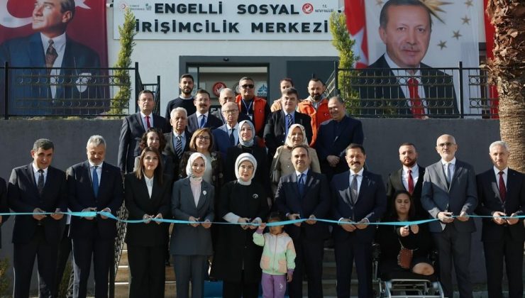 HANIMEFENDİ ERDOĞAN HATAY’DA ENGELLİ MERKEZİNİ AÇTI