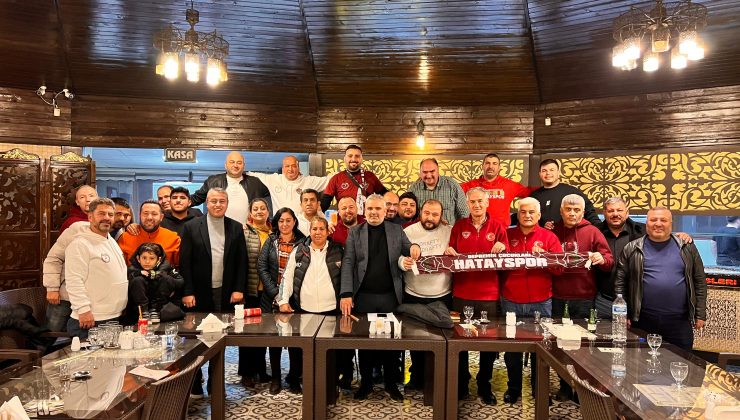 HATAYSPOR TARAFTAR GRUPLARI, ABDULGANİ DOĞRUCA’NIN ÖNDERLİĞİNDE BİR ARAYA GELDİ