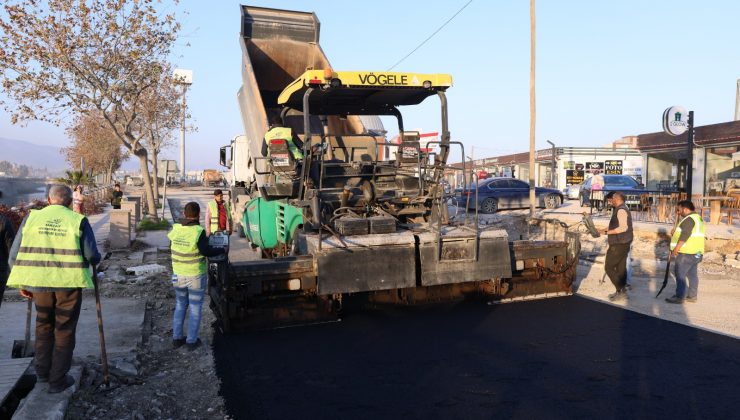 HBB’DEN MERKEZDEKİ ÇARŞI YOLLARINA AFSALT