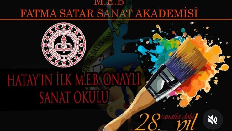 FATMA SATAR SANATORİUM SANAT AKADEMİSİ BURSLULUK SINAVI SONUÇLARI AÇIKLANDI