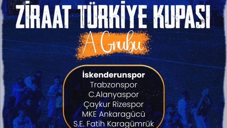 İSKENDERUNSPOR’UN KUPADA RAKİPLERİ BELLİ OLDU