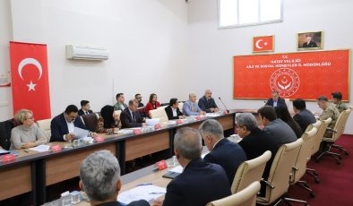 HATAY’DA AİLENİN KORUNMASI EYLEM PLANI TOPLANTISI DÜZENLENDİ