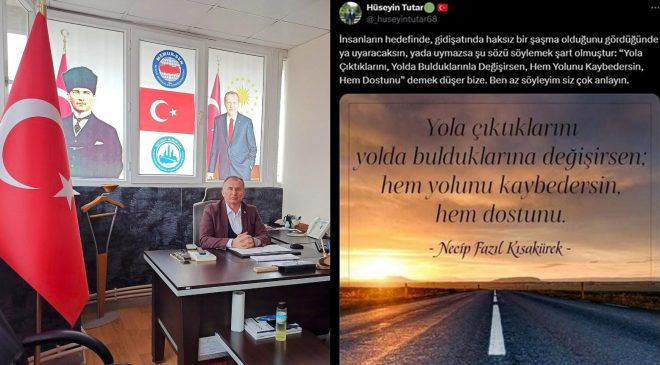 TUTAR: BEN AZ SÖYLEYİM, SİZ ÇOK ANLAYIN