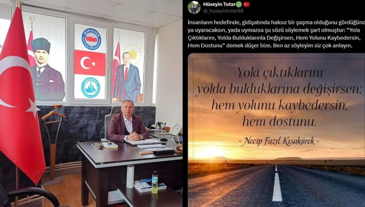 TUTAR: BEN AZ SÖYLEYİM, SİZ ÇOK ANLAYIN