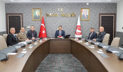 VALİ MASATLI BAŞKANLIĞINDA YIL SONU YATIRIMLARI DEĞERLENDİRİLDİ