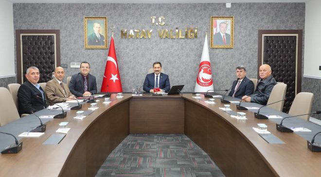 VALİ MASATLI BAŞKANLIĞINDA YIL SONU YATIRIMLARI DEĞERLENDİRİLDİ