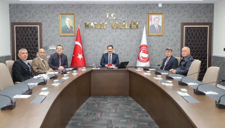 VALİ MASATLI BAŞKANLIĞINDA YIL SONU YATIRIMLARI DEĞERLENDİRİLDİ