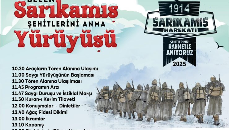 GÜL: “SARIKAMIŞ ŞEHİTLERİNİ UNUTMADIK, UNUTMAYACAĞIZ!”