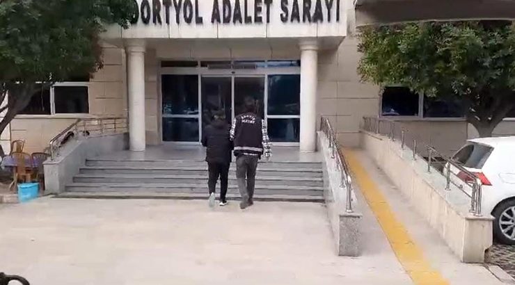 HATAY’DA 6 YIL KESİNLEŞMİŞ HAPİS CEZASI OLAN ŞAHIS CEZAEVİNE GÖNDERİLDİ  