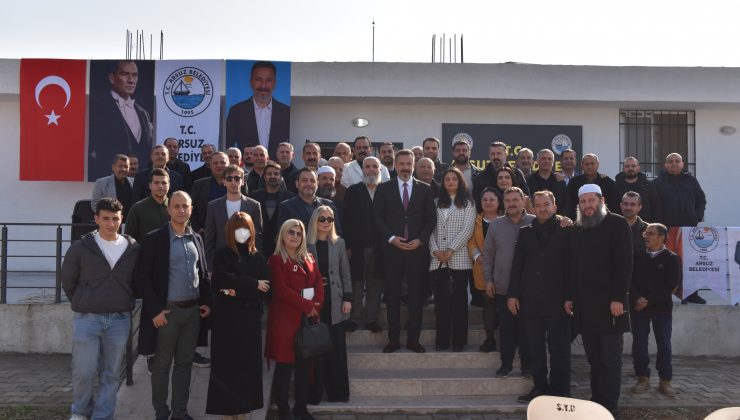 ‘KARAAĞAÇ ŞARKONAK GASİLHANESİ’NİN TESLİM TÖRENİ GERÇEKLEŞTİRİLDİ