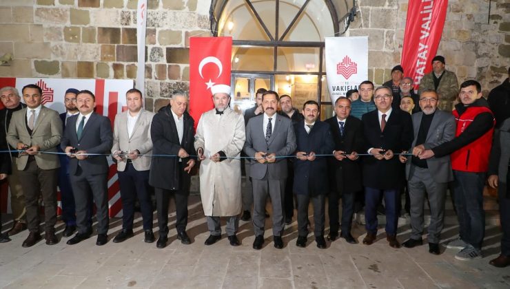 RESTORASYONU TAMAMLANAN CAMİ HİZMETE AÇILDI