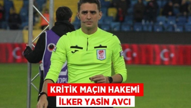 İSKENDERUNSPOR MAÇININ HAKEMİ İLKER YASİN AVCI