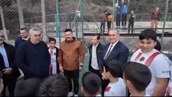 SAMET AYBABA HATAY’DA FUTBOL SPOR OKULUNU ZİYARET ETTİ