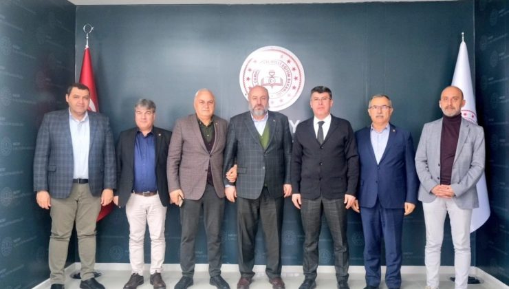 İL MÜDÜRÜ TÜYSÜZ, TES-İŞ HEYETİNİ MAKAMINDA AĞIRLADI