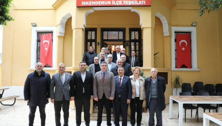 BAŞKAN DÖNMEZ’DEN MHP İSKENDERUN’A ZİYARET