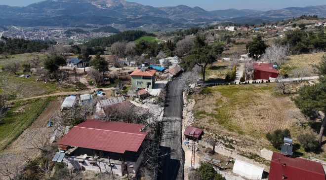 BÜYÜKŞEHİR YOL ÇALIŞMALARINDA HIZ KESMİYOR